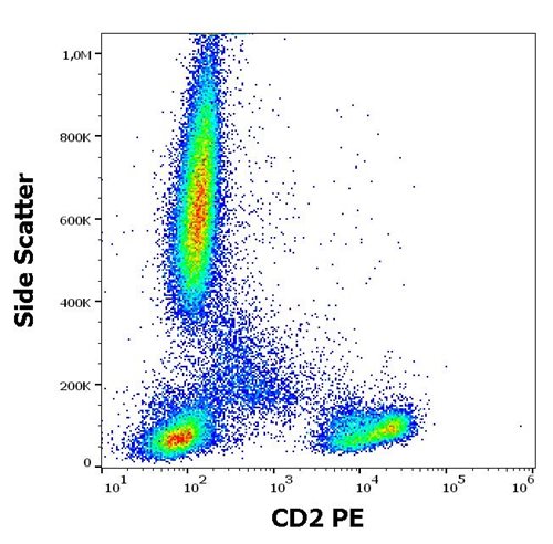 Anti-CD2 Monoclonal Antibody (Clone:TS1/8)-PE Conjugated Anti-CD2 Monoclonal Antibody (Clone:TS1/8)-PE Conjugated